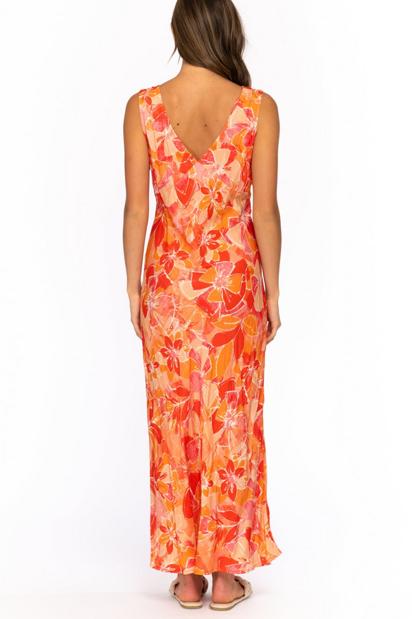 Seashell Vivica Maxi Dress in Nectarine Maxi Dress