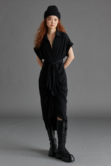 Dim Gray Tori Knit Dress Dress