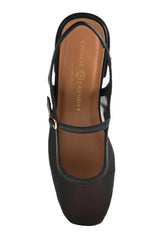 Dark Slate Gray Vila Slingback Flat flats