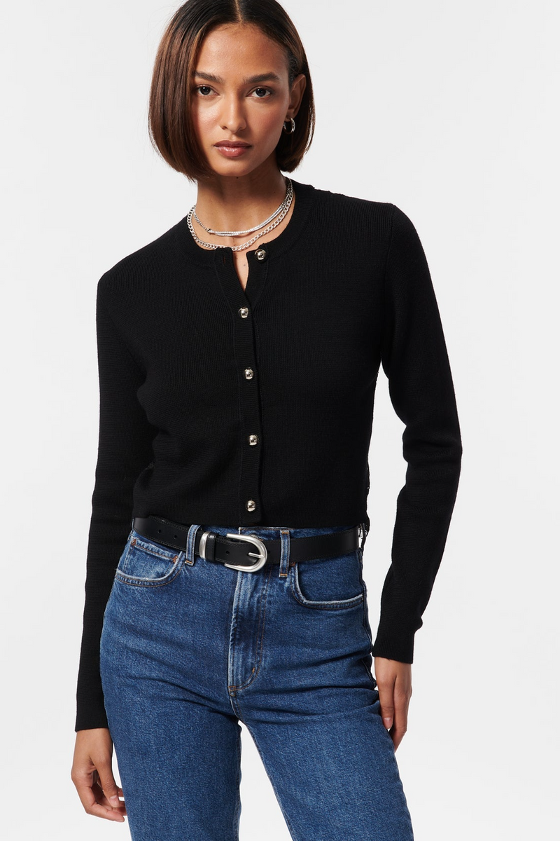 Dark Slate Gray Aurla Cardigan Cardigan