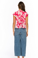 Misty Rose Olene Top in Peony Top