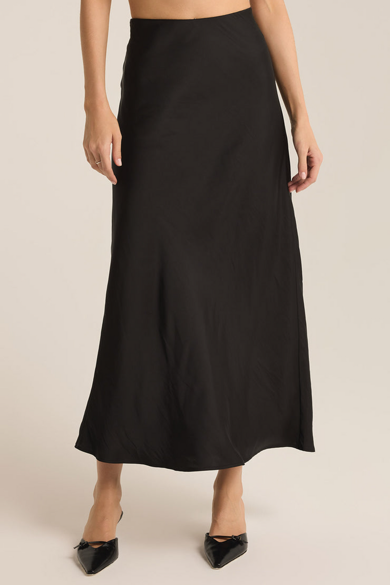 Light Gray Europa Poly Sheen Skirt Skirt