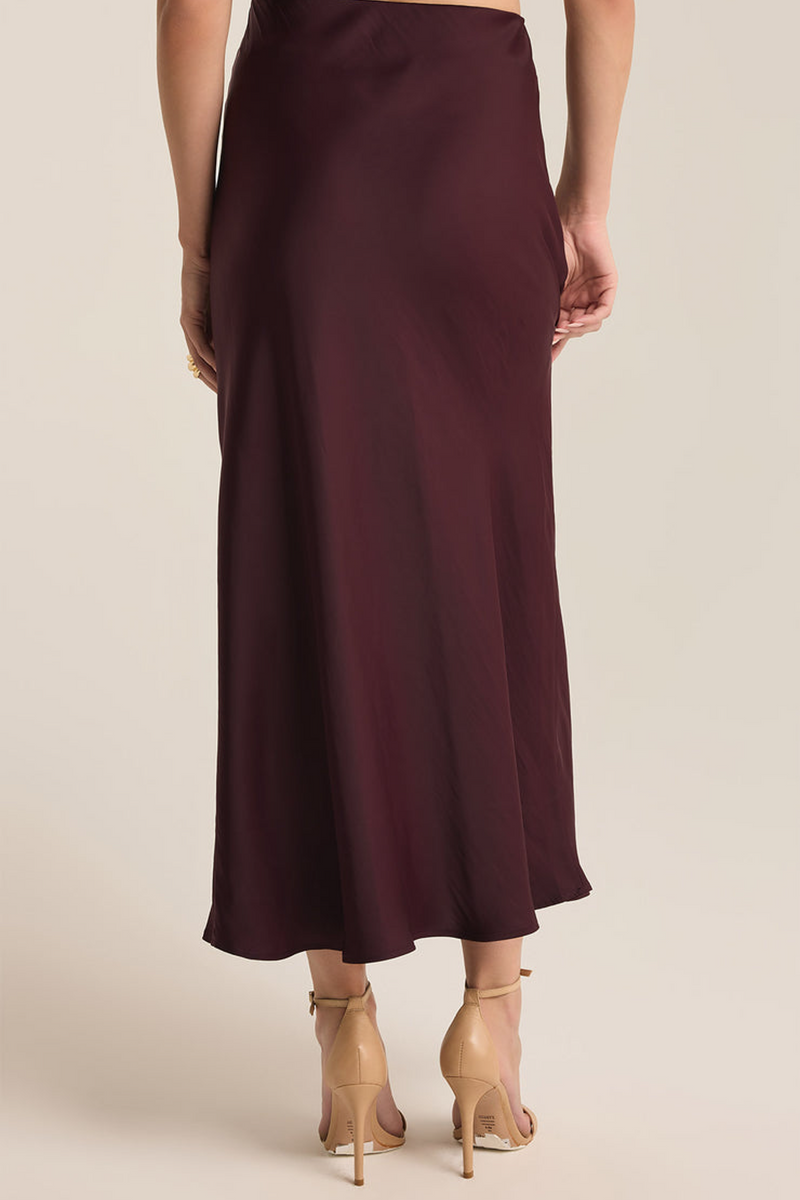 Light Gray Europa Poly Sheen Skirt Skirt