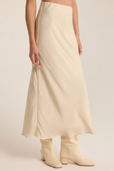 Light Gray Europa Poly Sheen Skirt Skirt