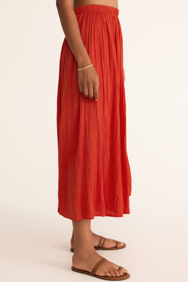 Nicoline Crinkle Midi Skirt