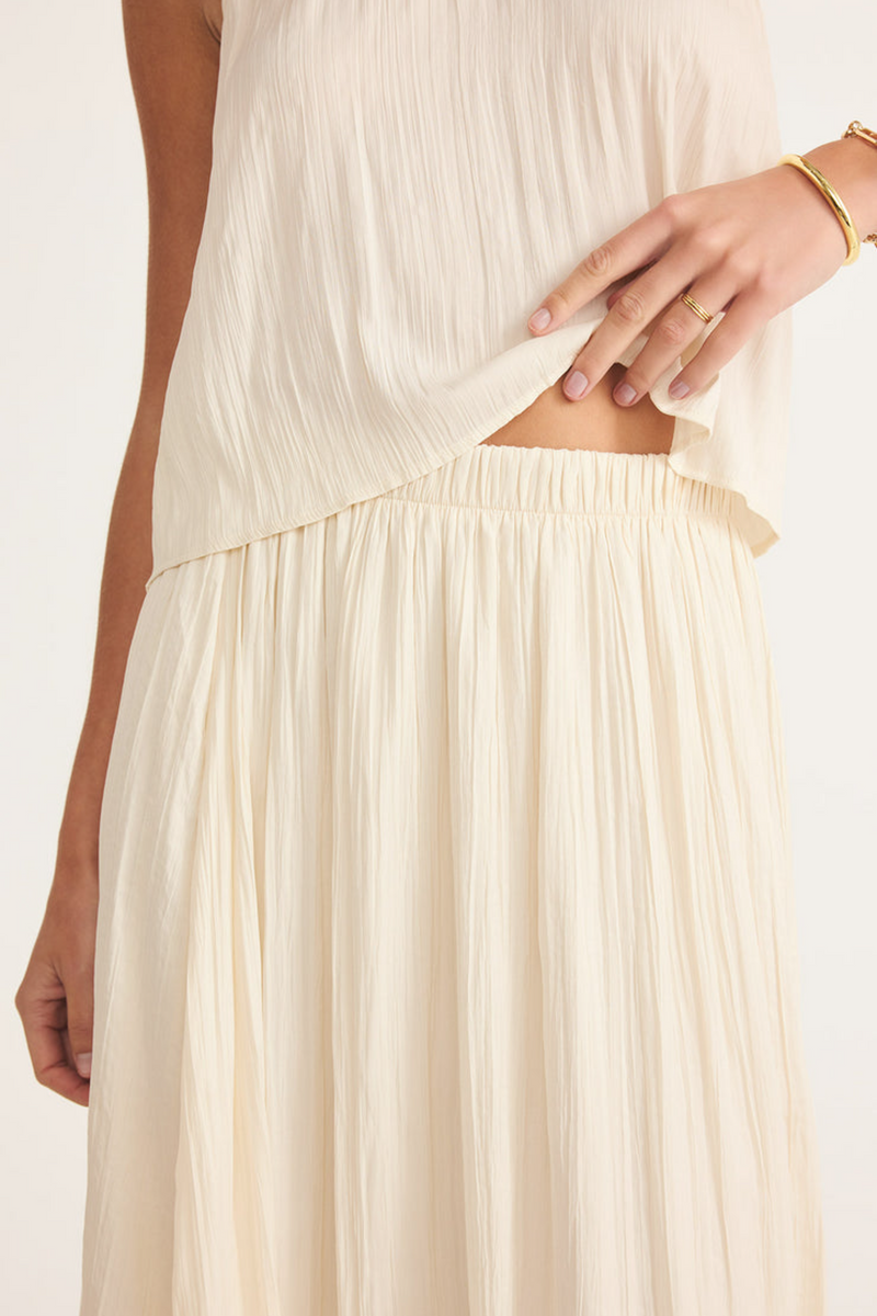 Nicoline Crinkle Midi Skirt