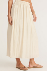 Nicoline Crinkle Midi Skirt