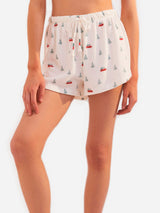 Beige Classic Tree Short short