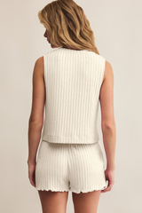 Light Gray Sloane Rib Tank Tank