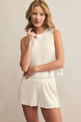 Light Gray Sloane Rib Tank Tank