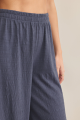 Dark Slate Gray Scout Textured Slub Pant Pant
