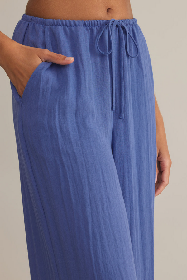 Dark Slate Blue Soleil Pant Pant