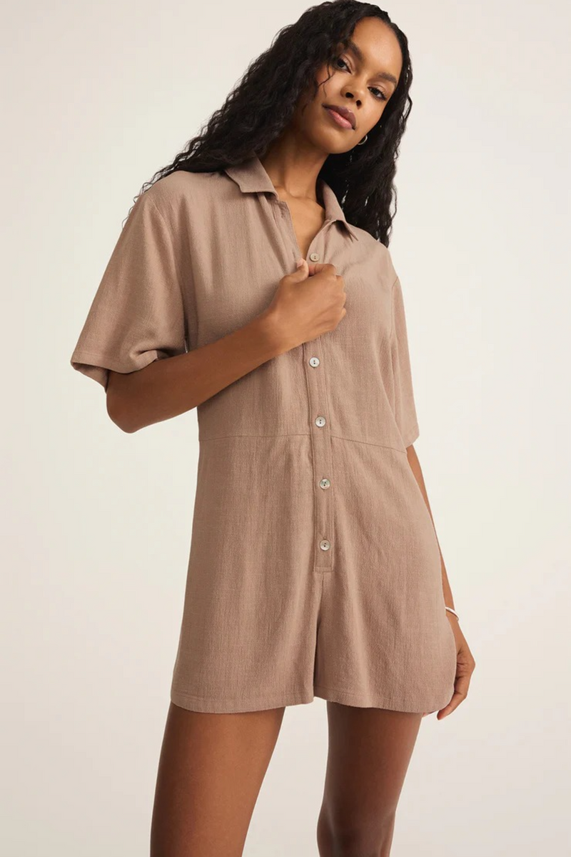 Light Gray Marcell Romper Romper