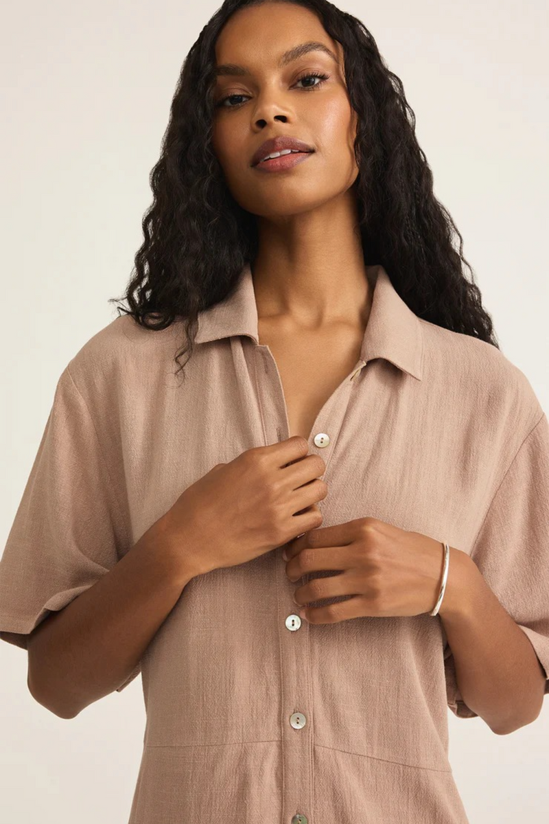 Rosy Brown Marcell Romper Romper