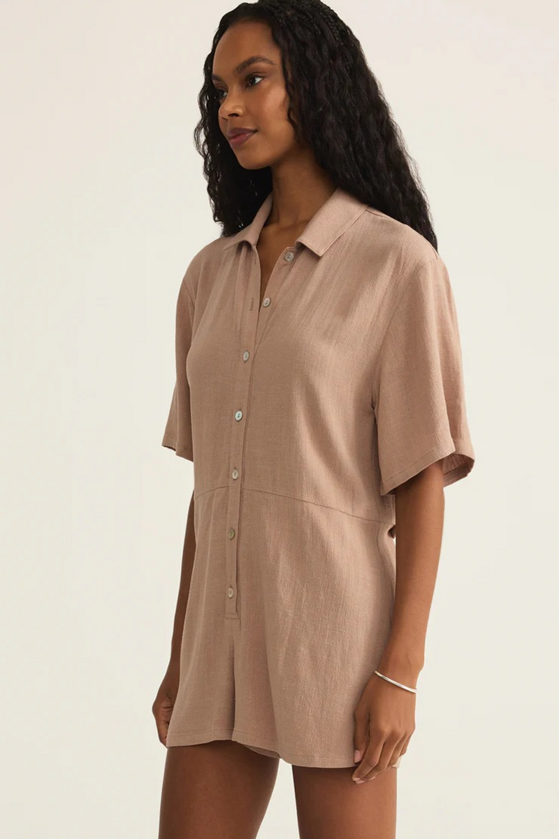 Light Gray Marcell Romper Romper