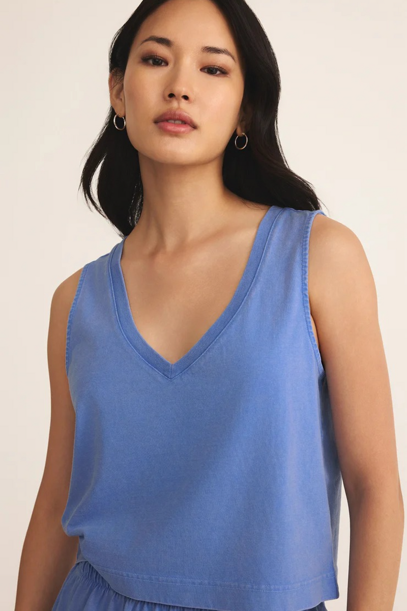 Wheat Sloane V-Neck Top Top