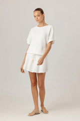 Light Gray Zelie Pullover Top