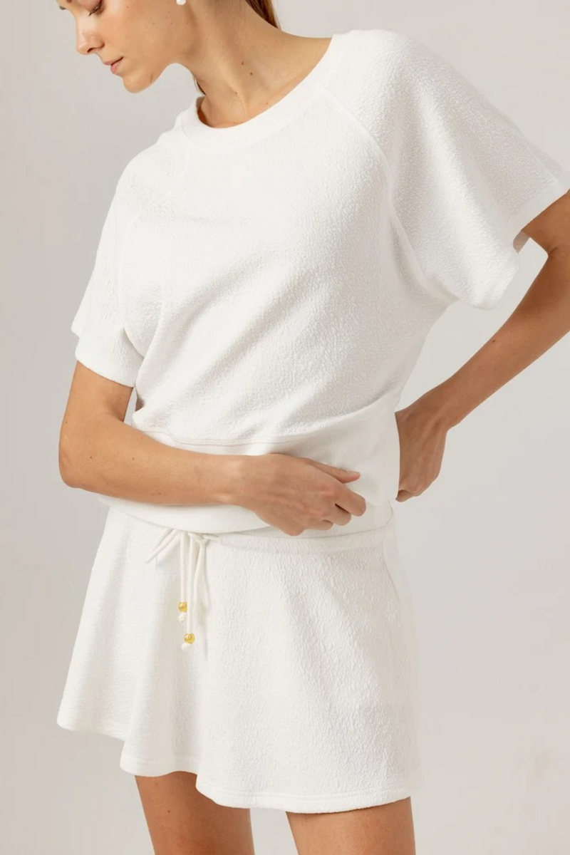 Light Gray Zelie Pullover Top