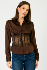 Lavender Rena Blouse Blouse
