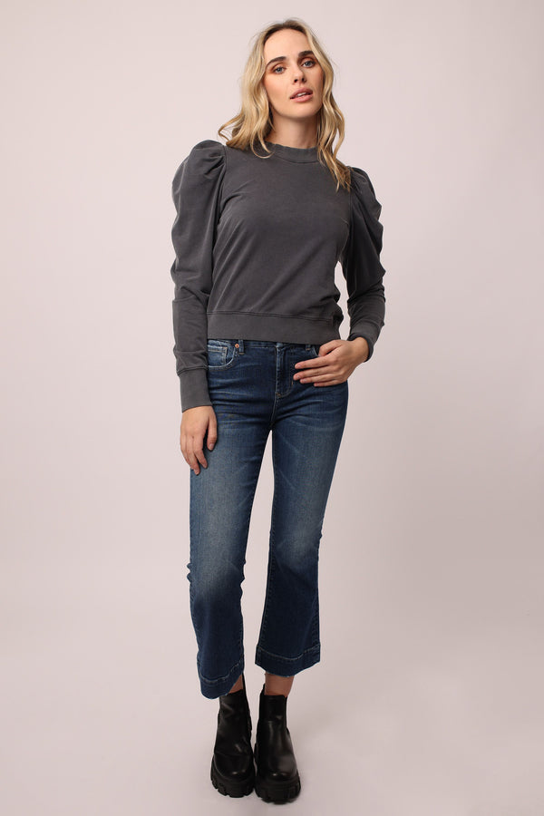 Light Gray Vivian Sweatshirt Top