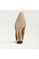 Saige Ankle Booties | Warm Nutmeg Suede