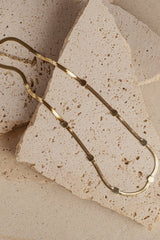 Rosy Brown Laia Gold Circles Necklace Necklace