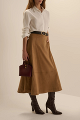 Gray The Aspen Skirt Midi Dress