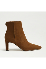 Saige Ankle Booties | Warm Nutmeg Suede