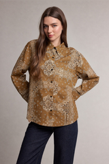 Gray Wild As The Wind Bandana Shirt Shirt