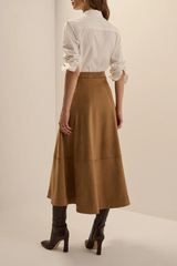 Gray The Aspen Skirt Midi Dress