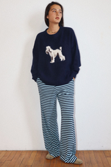 Lavender Poodle Fuzzy Knit Sweater Sweater