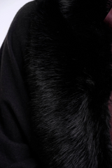 Black Wendy Cape Shawl