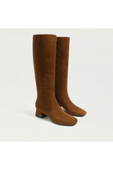 Porter Knee High Boot | Warm Nutmeg Suede