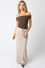 Lavender Sara Off Shoulder Top Top