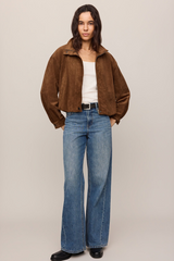 Gray Corin Bubble Hem Jacket Jacket