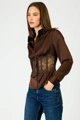 Lavender Rena Blouse Blouse