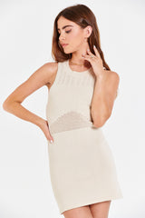 Antique White Imogene Mini Dress Mini Dress