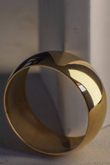 Dark Olive Green Justina Gold Dome Bangle Bracelet Bracelet