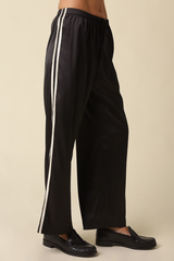 Gray Marge Satin Track Pant Pant