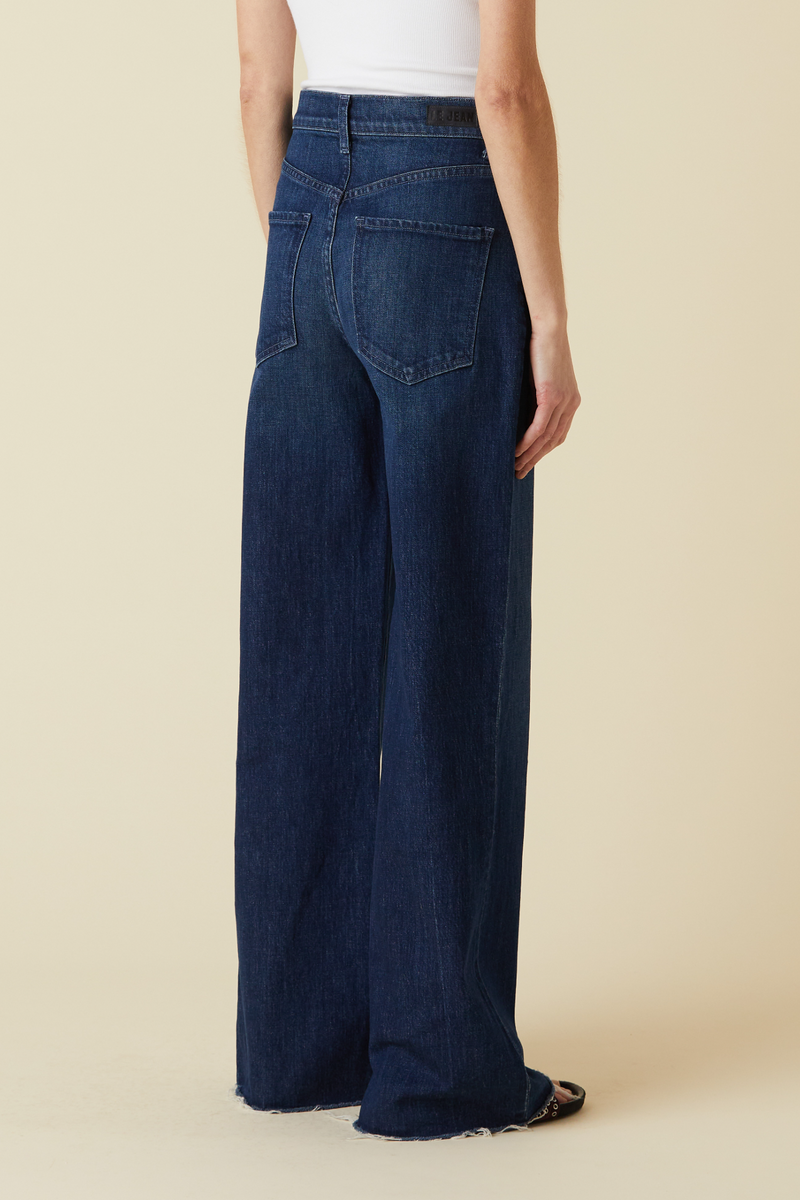 Dark Slate Gray Column High Rise Trouser - Zoe Jeans