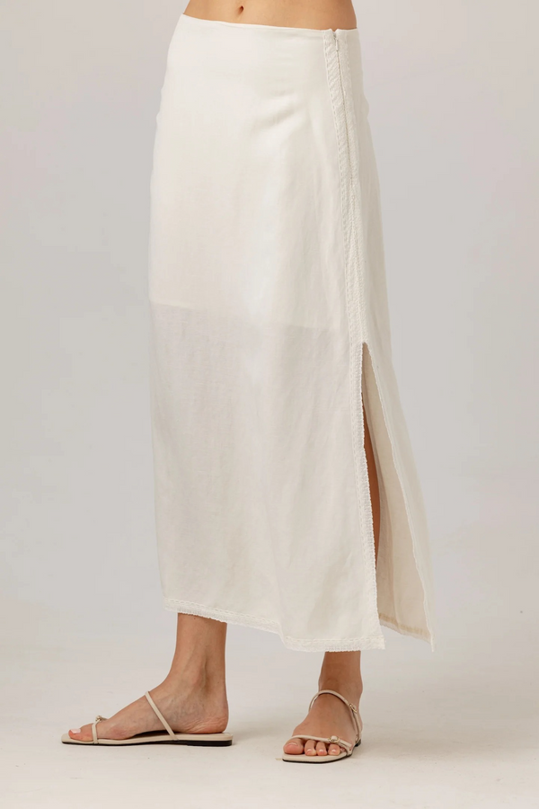 Light Gray Akrisna Skirt Maxi Skirt
