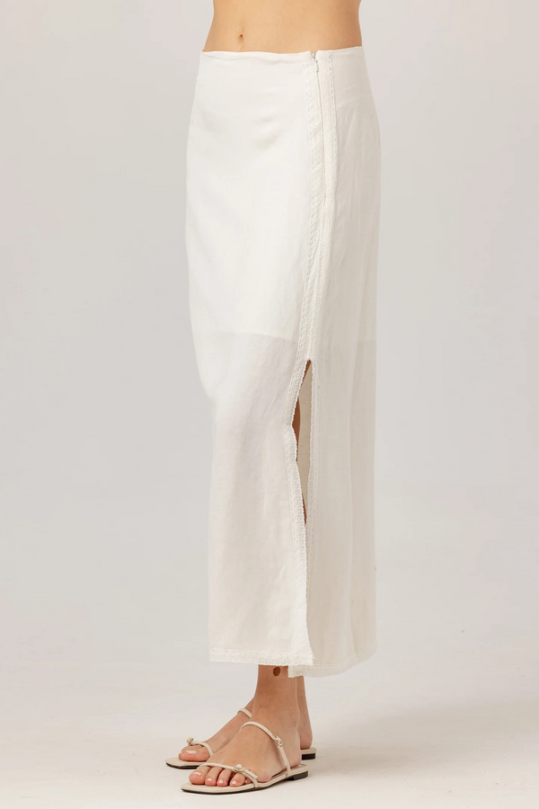 Light Gray Akrisna Skirt Maxi Skirt
