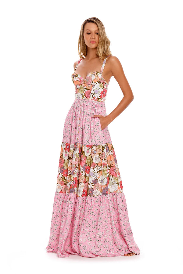 Light Pink Alani Maxi Dress maxi dress