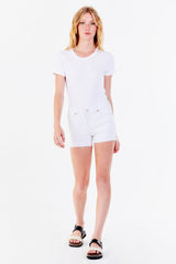 White Smoke Ava Shorts Denim Shorts