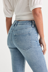 Lavender Good Legs Straight Jeans in Indigo1154 Jeans