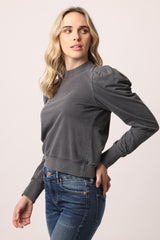 Light Gray Vivian Sweatshirt Top