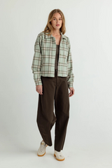 Lavender Theo Jacket in Moorland Plaid Jacket