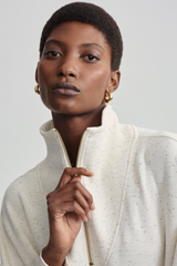 Gray Hawley Half Zip Sweat Sweater