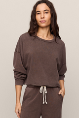 Dim Gray Circuit Crew Neck Sweatshirt Sweatshirt