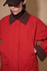 Firebrick Rylan Mid Length Jacket Jacket